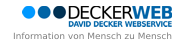 DECKERWEB David Decker Webservice